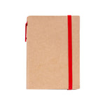 A6 Craft Notebook with Pen and Post-it Red