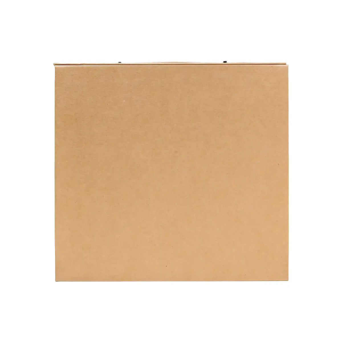 Luxury Gift Box with PU Leather Handle Brown Large