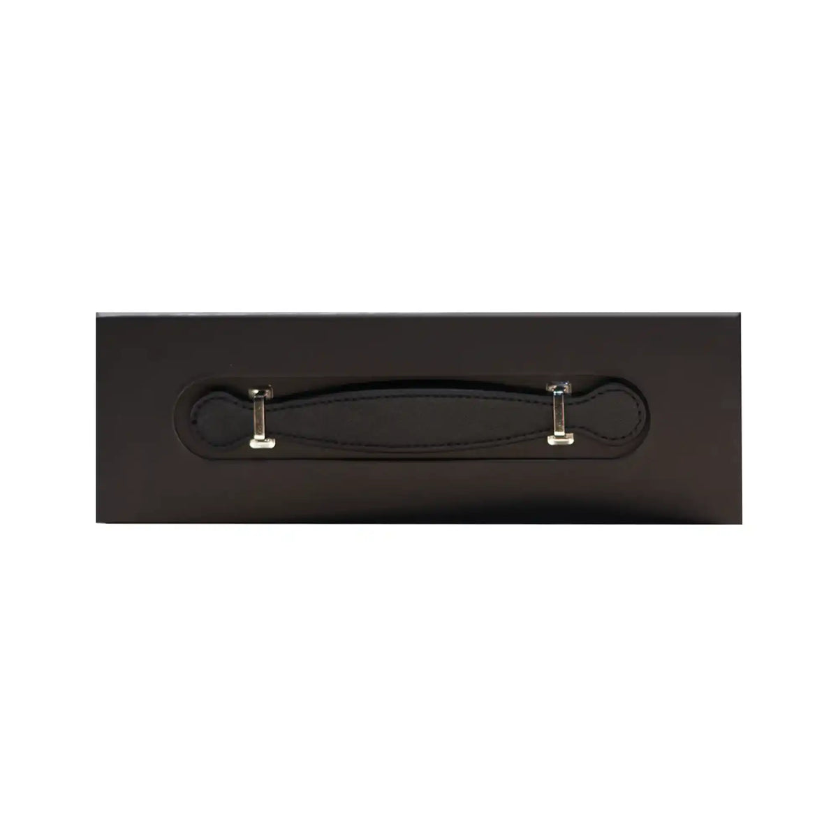 Luxury Gift Box with PU Leather Handle Black Large