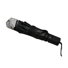 metallic silver ultra slim travel umbrella custom logo corporate gift UAE