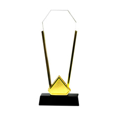 Trophy with Gold Edge and Black Base