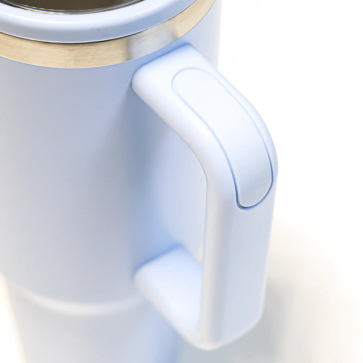 Double Walled Tumbler With Handle And Flip Straw