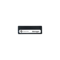Black Badge with magnet