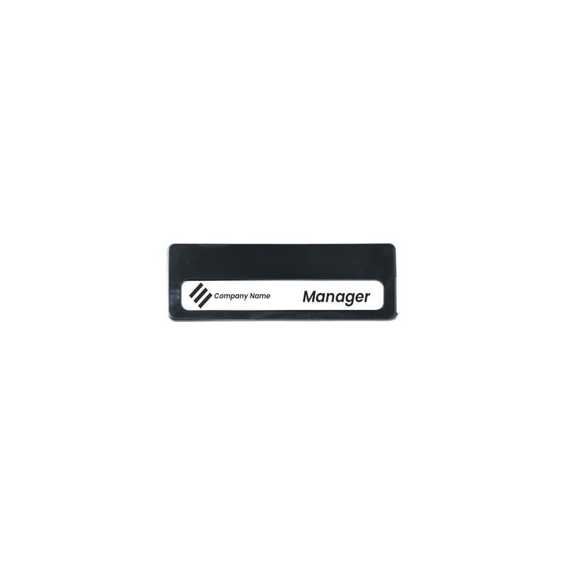 Black Badge with magnet