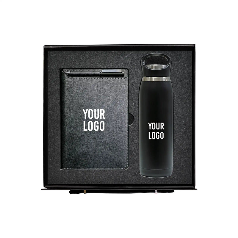 Slate Executive Duo A5 magnetic notebook stainless bottle corporate gift UAE
