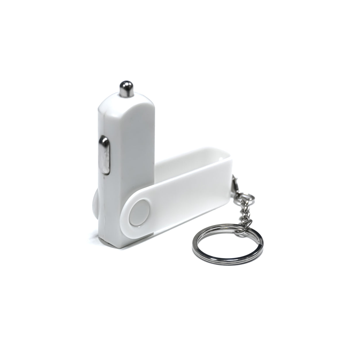 Car charger with keychain