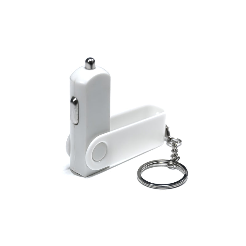 Car charger with keychain