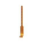 Wide Shaped Reflective wrist band Dark Orange