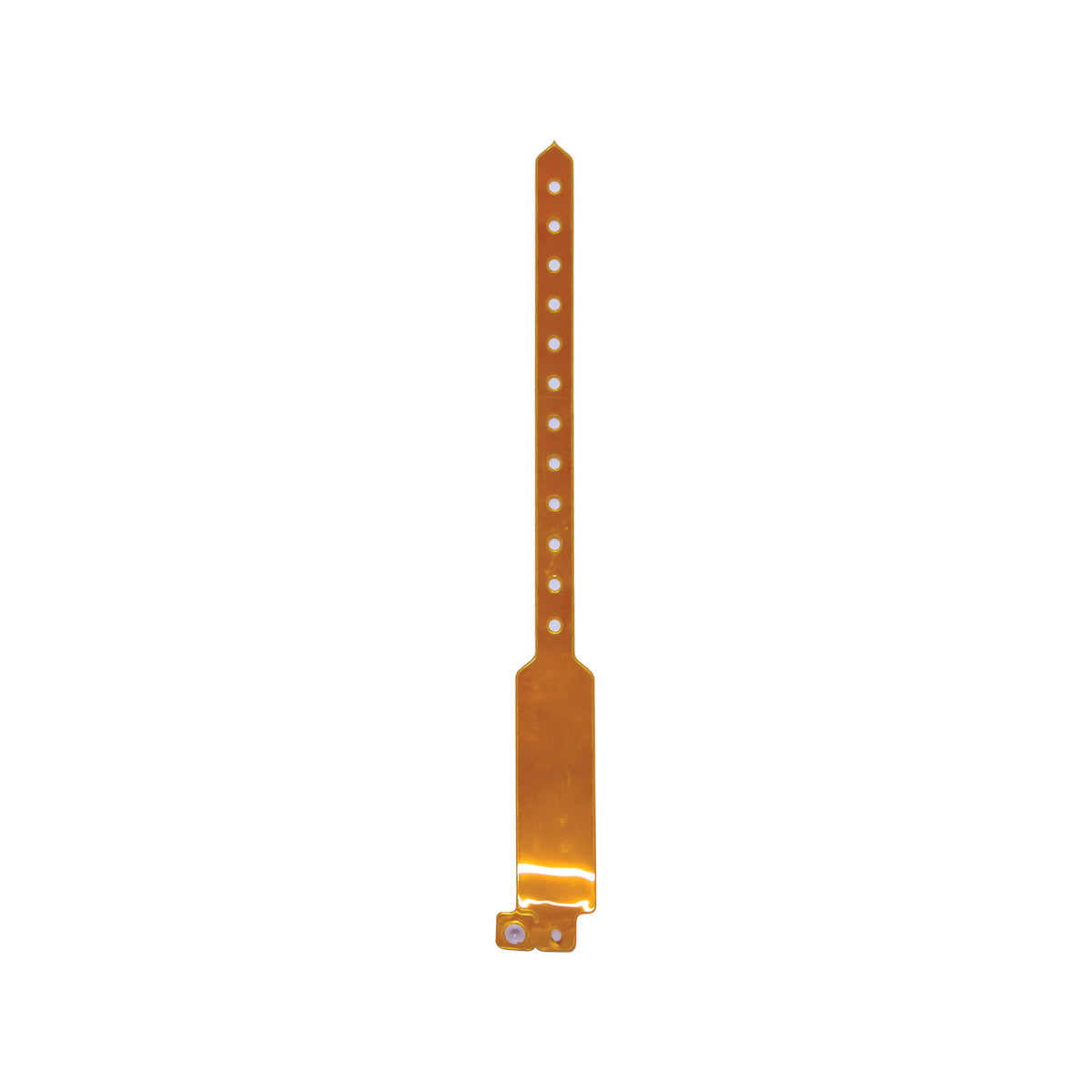 Wide Shaped Reflective wrist band Dark Orange