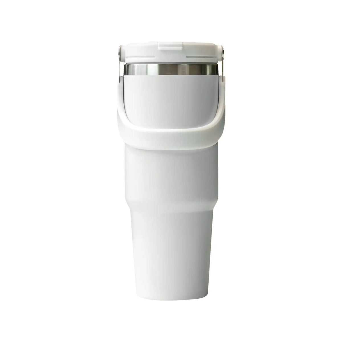 Tumbler with Handle and Sipper White