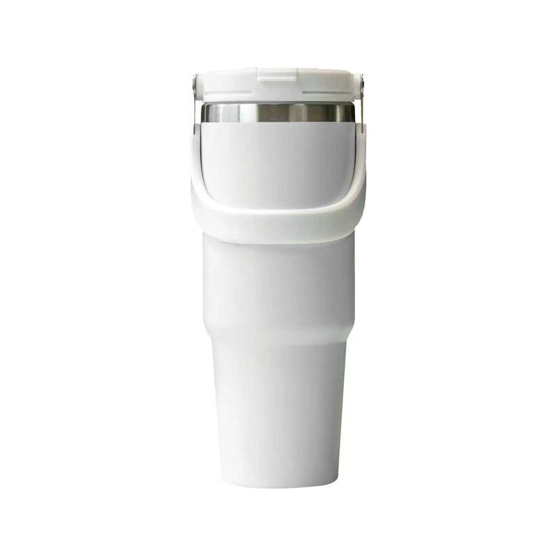 Tumbler with Handle and Sipper White