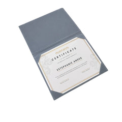 Certificate Holder Gray