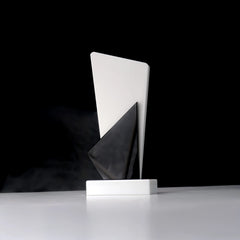 Black and White Stone Trophy
