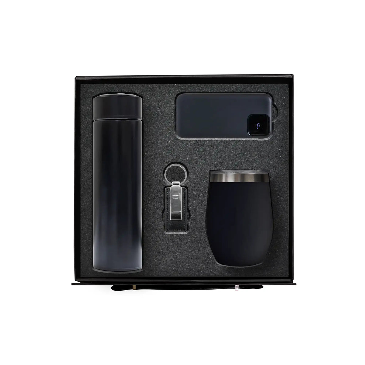 Blackcore Elite 4-piece black corporate gift set power bank mug bottle UAE