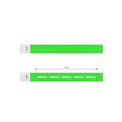 Tyvek Wrist Band Light Green