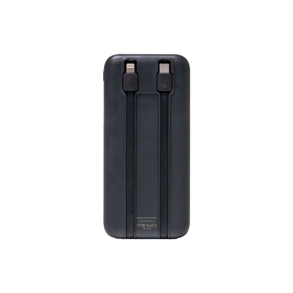 10000mAh Dual Cable Power Bank with Digital Display