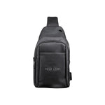 Compact black shoulder side bag with adjustable strap and zipper compartments 9. SEO Keywords Embedded: