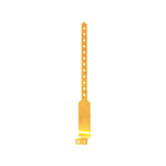 Wide Shaped Reflective wrist band Light Orange