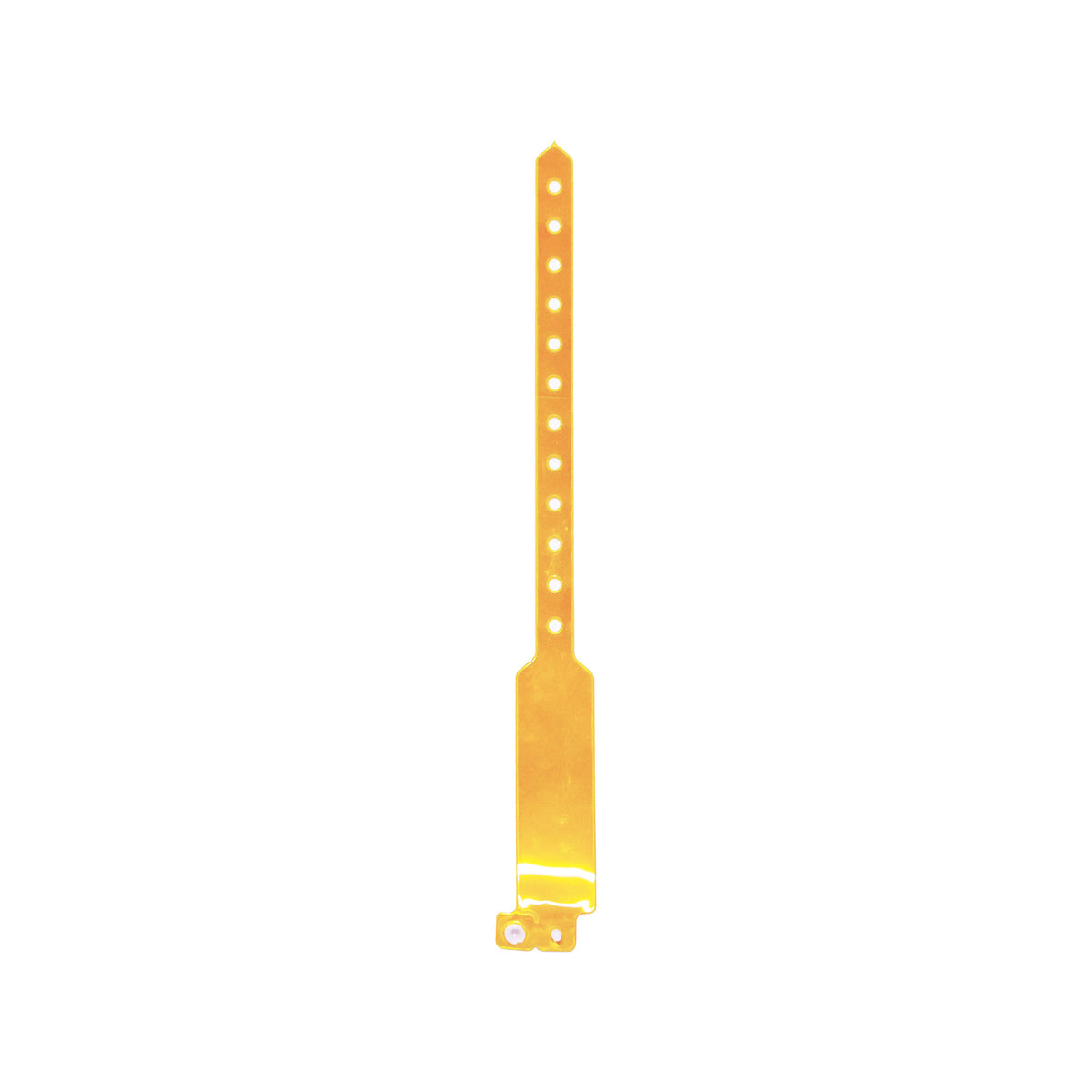 Wide Shaped Reflective wrist band Light Orange