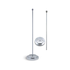 Flag base Silver color