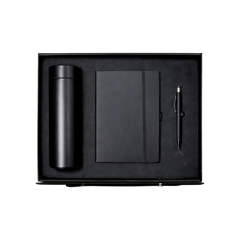 Notebook pen stainless bottle 3-piece corporate gift set UAE Dubai GCC