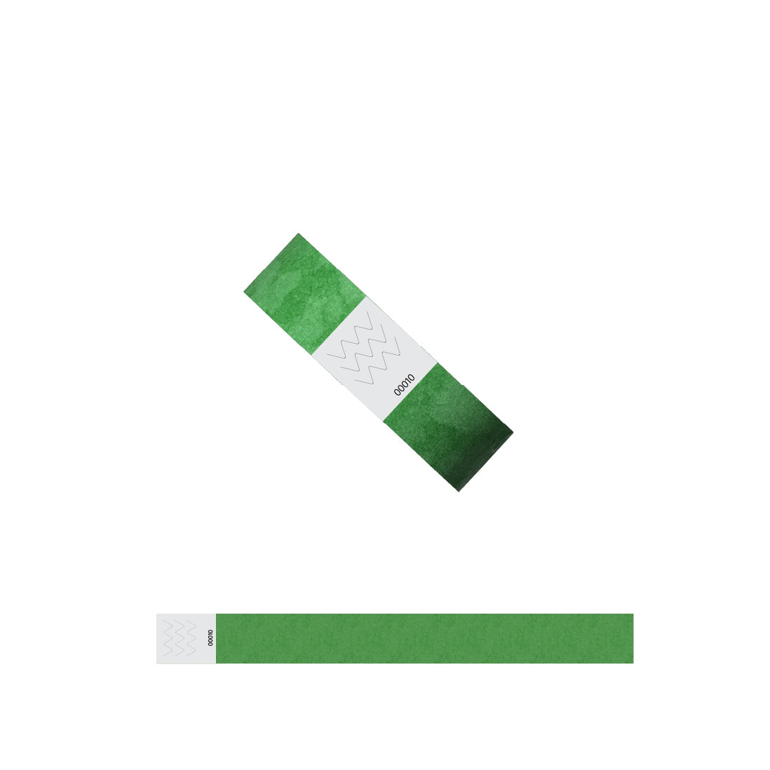 Tyvek Wrist Band Green