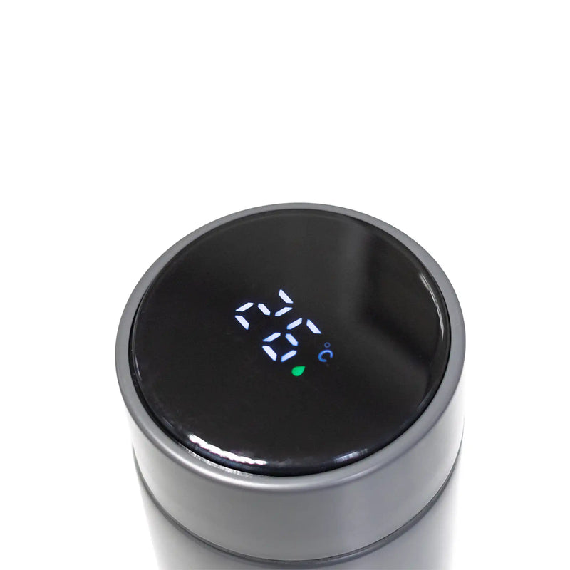 Smart LED Temperature Display Bottle – Gray