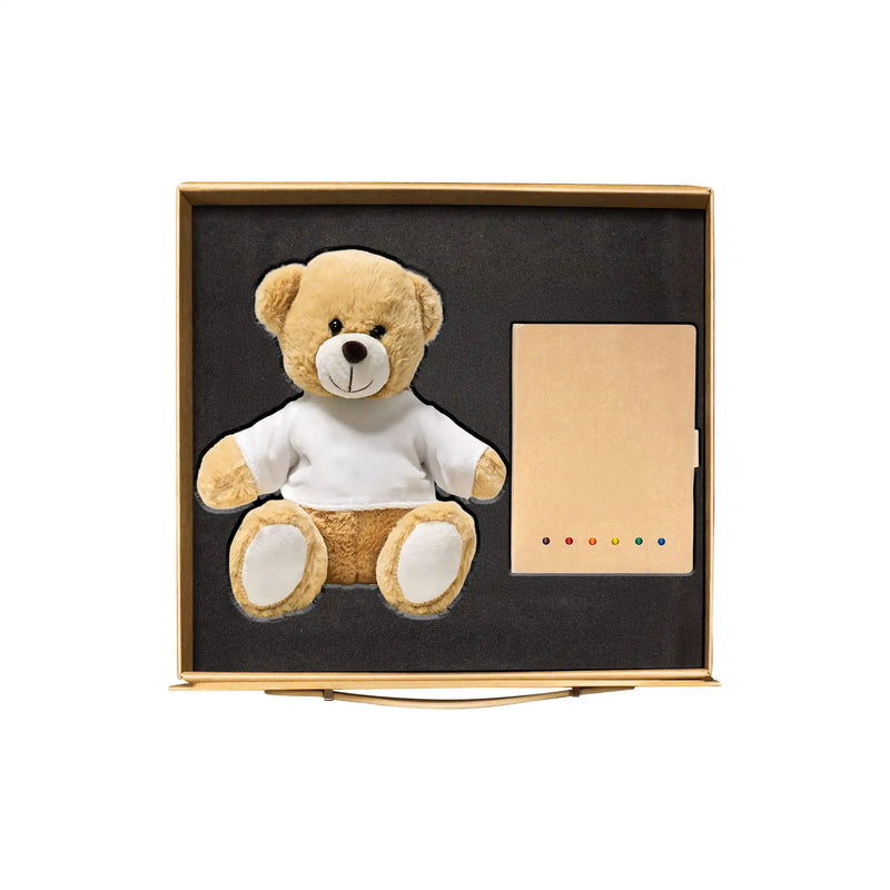 Teddy Tales kids gift set teddy bear custom T-shirt eco drawing book UAE