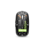 Transparent Wireless Mouse Rechargeable Black