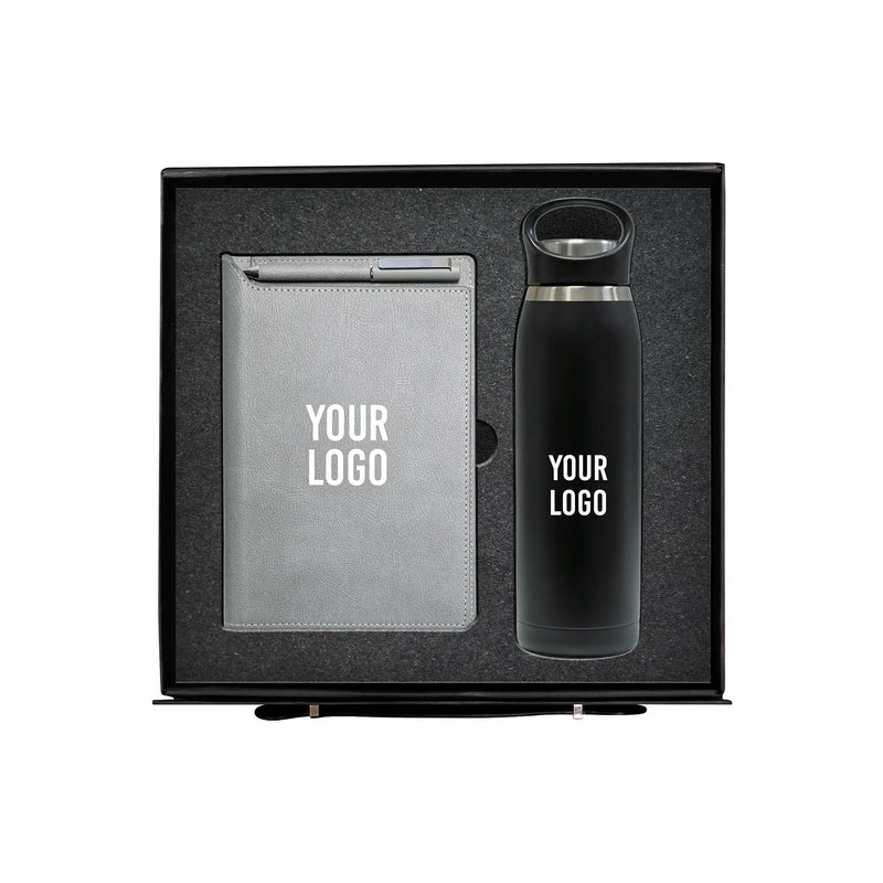 Slate Executive Duo A5 magnetic notebook stainless bottle corporate gift UAE