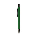 Metal pen with color stylus green