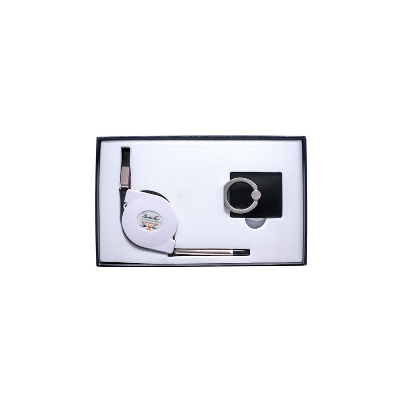 Gift box including charging cable and holder-C