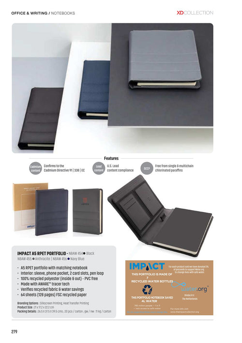 Notebooks & Diaries - corporate gifts catalogue, Kaaf Creations