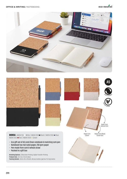 Notebooks & Diaries - corporate gifts catalogue, Kaaf Creations