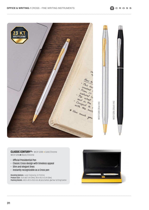 Cross Pens - corporate gifts catalogue, Kaaf Creations