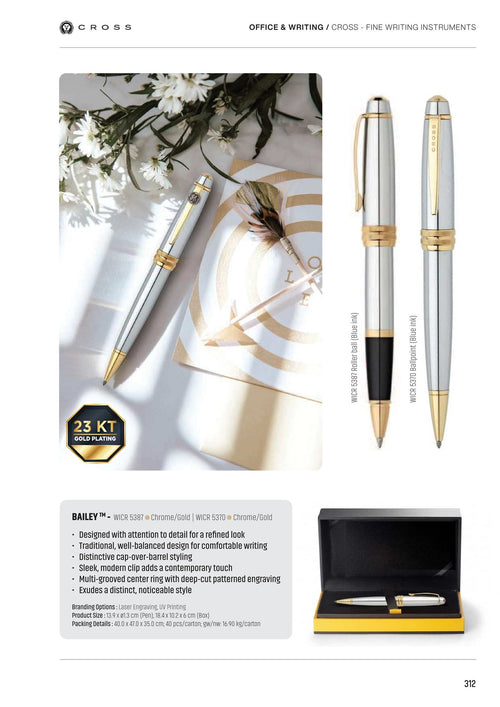 Cross Pens - corporate gifts catalogue, Kaaf Creations