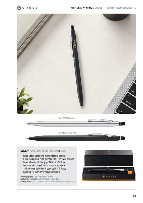 Cross Pens - corporate gifts catalogue, Kaaf Creations