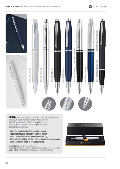 Cross Pens - corporate gifts catalogue, Kaaf Creations