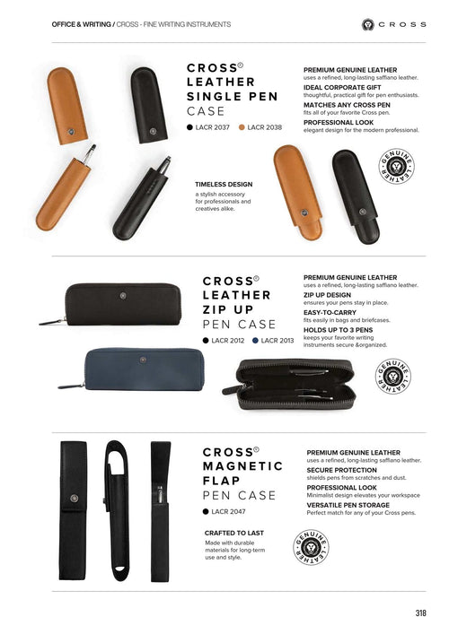Cross Pens - corporate gifts catalogue, Kaaf Creations