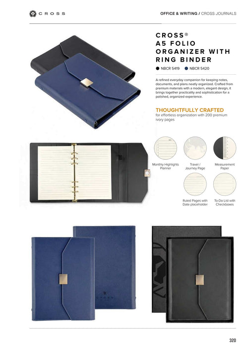 Cross Journals - corporate gifts catalogue, Kaaf Creations