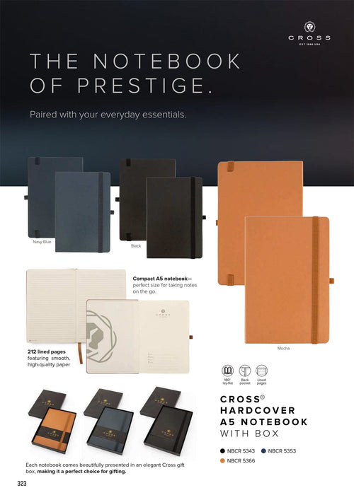 Cross Journals - corporate gifts catalogue, Kaaf Creations