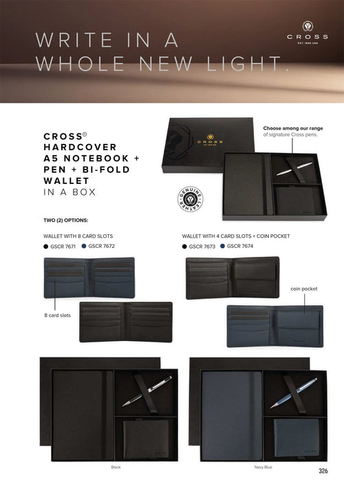 Cross Gift Sets - corporate gifts catalogue, Kaaf Creations