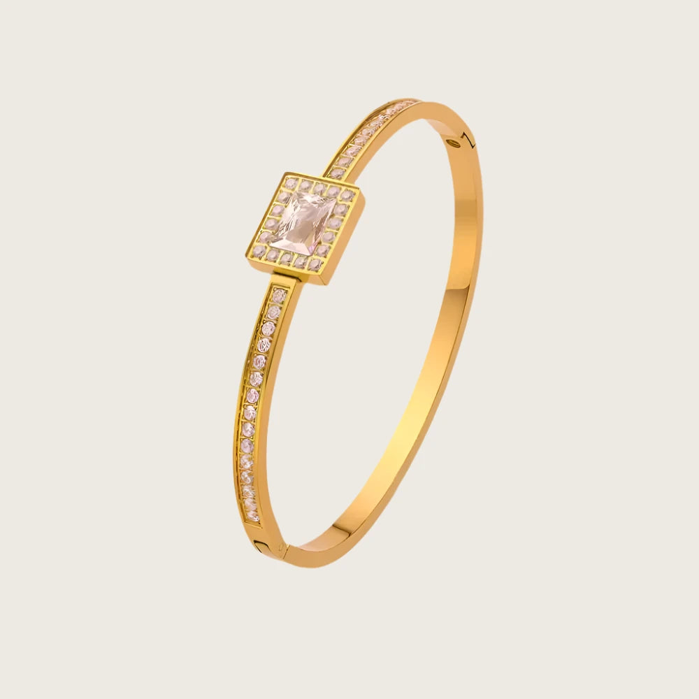 18K gold plated Stainless steel diamond bracelet for women and girls Kaaf Creations