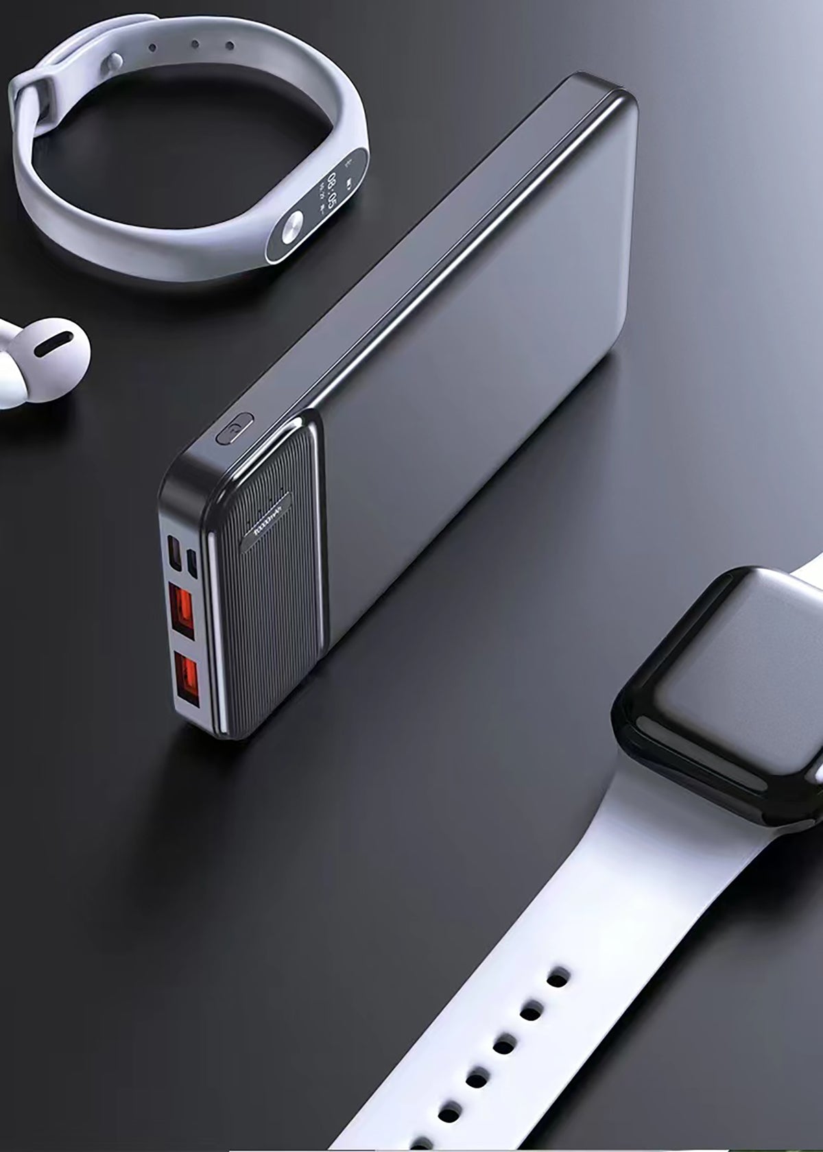 Dual USB Power Bank – custom branded corporate gift, Kaaf Creations UAE