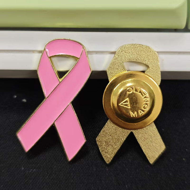 Breast Cancer Ribbon Badge – custom branded corporate gift, Kaaf Creations UAE